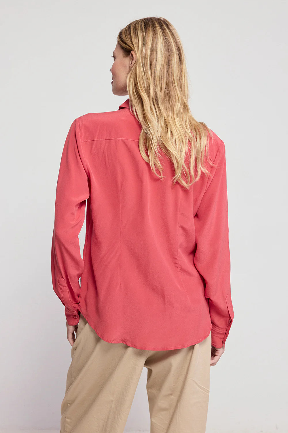 The Silk Shirt / Brick Red / FINAL SALE