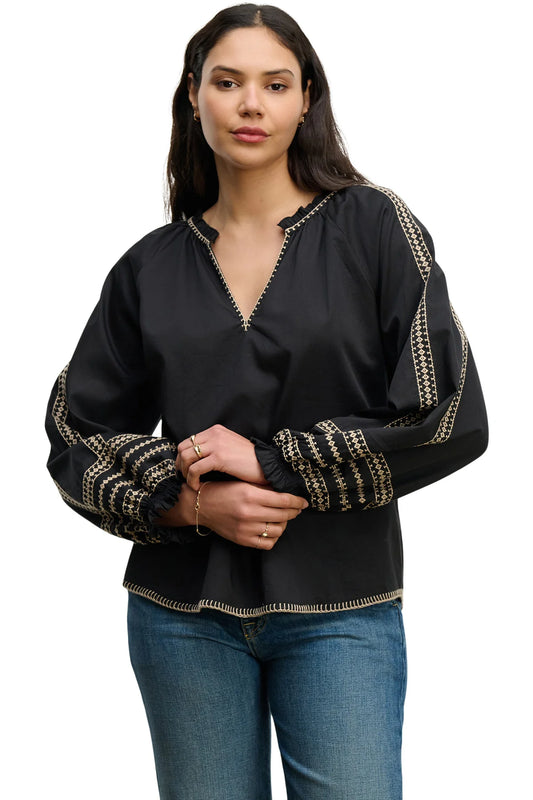 VELVET - Scarlett Cream Blouse / FINAL SALE