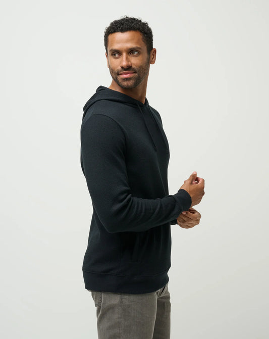Cloud Waffle Hoodie / Black
