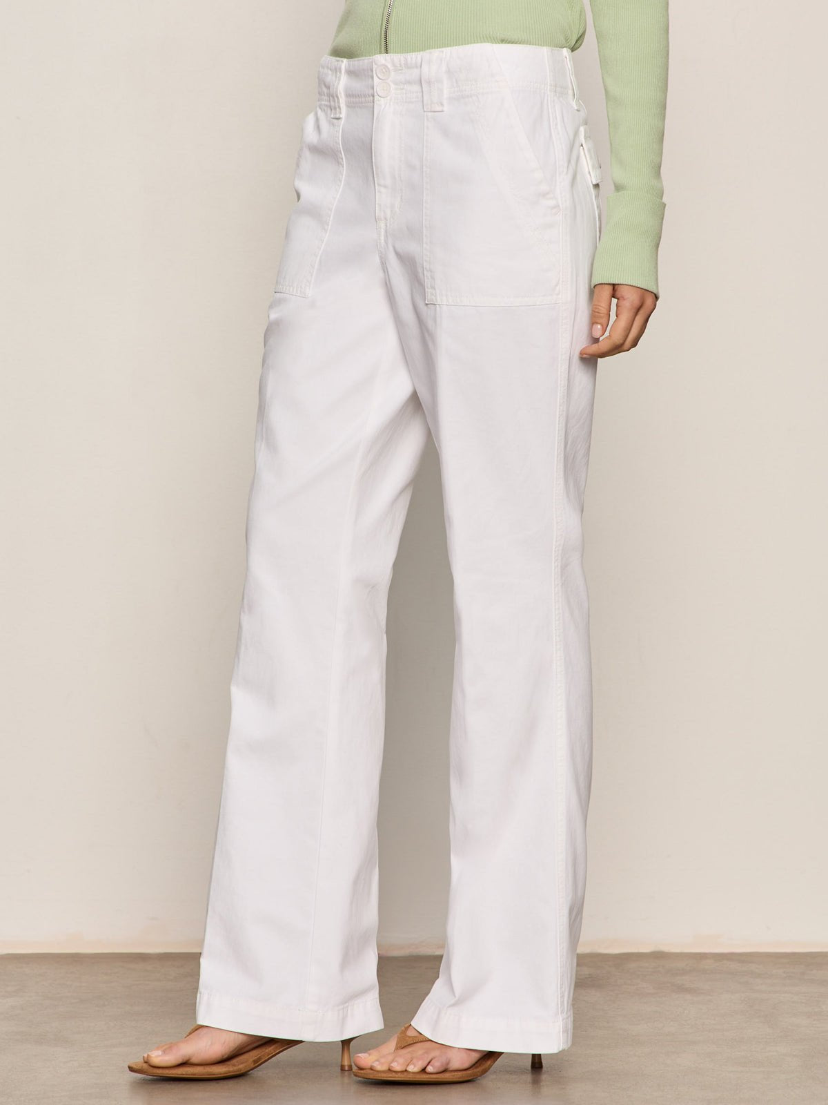 SANCTUARY - Reissue Peace Pant/ Chalk