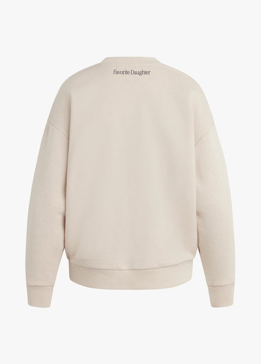 Mom of the Year Sweatshirt / Heather Oatmeal
