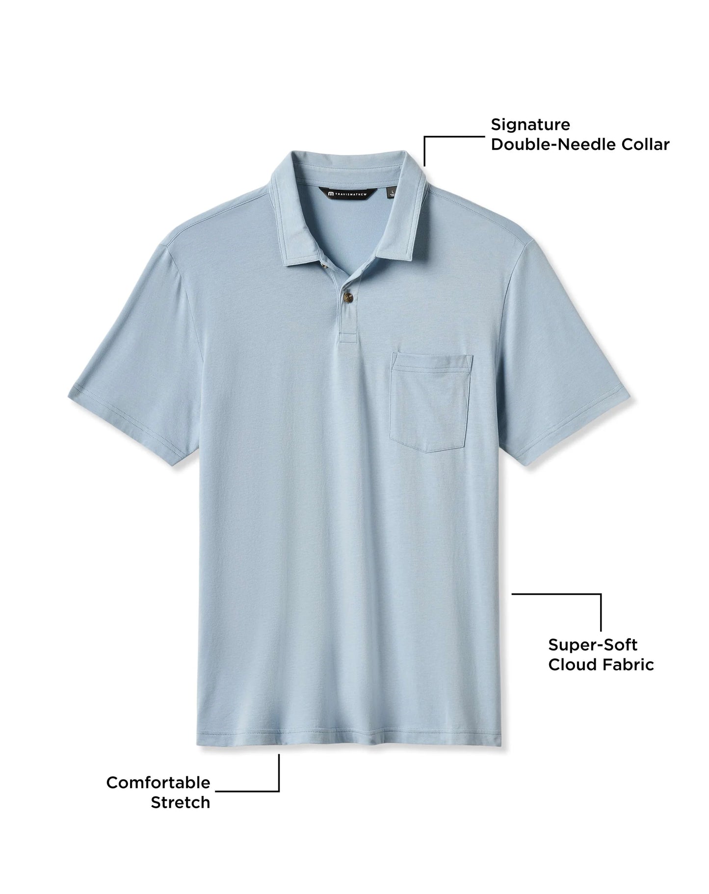 The Cloud Polo / Ash Blue