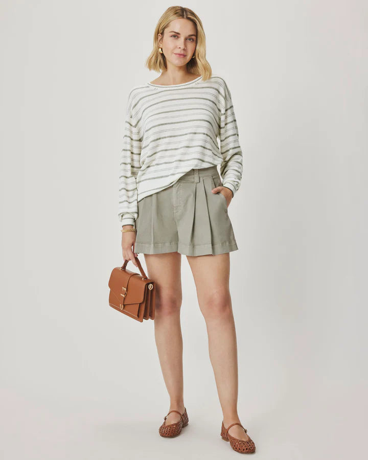 Finn Multi Stripe Sweater / White Multi