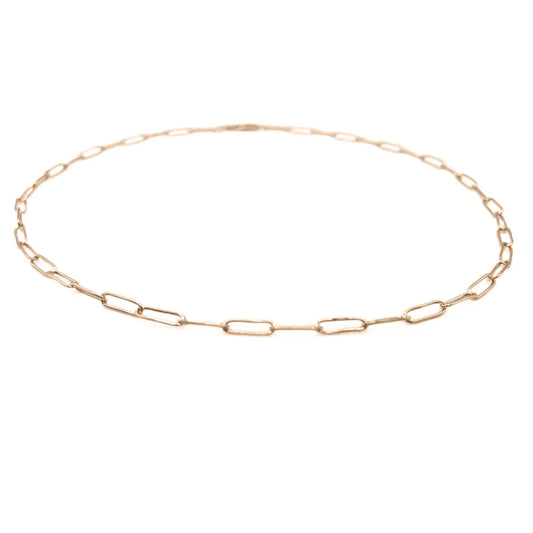 Essential Petite Paperclip Links Necklace in 14k Gold filled - 16"