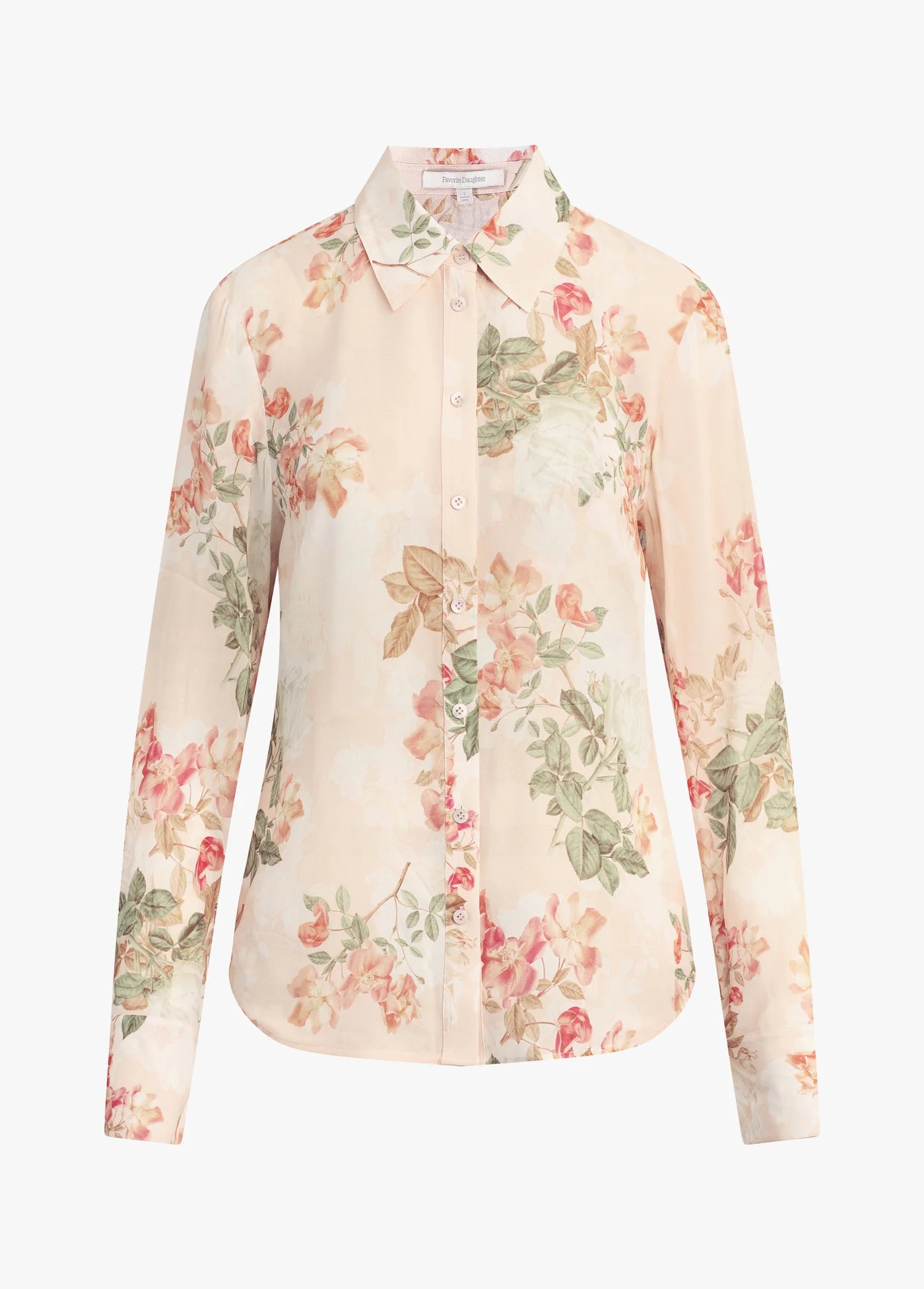 The Bailey Blouse/Light Peach Rose