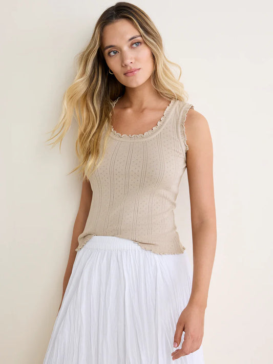 Pointelle Rib Ella Tank