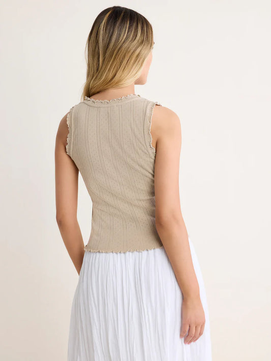 Pointelle Rib Ella Tank
