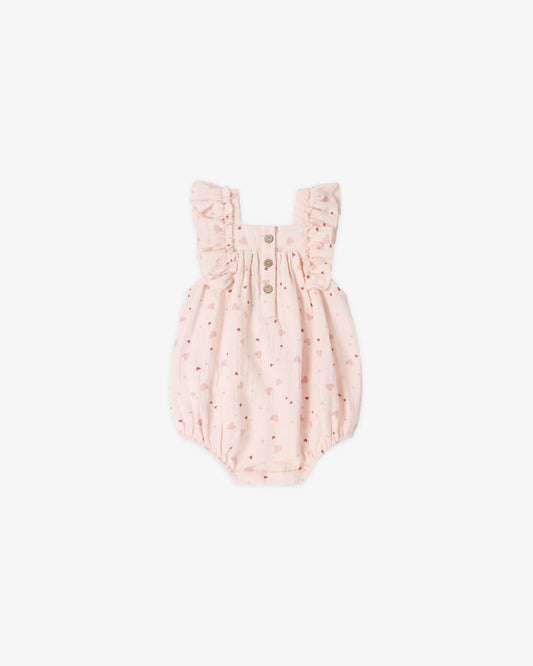 Maya Romper / Heart Confetti
