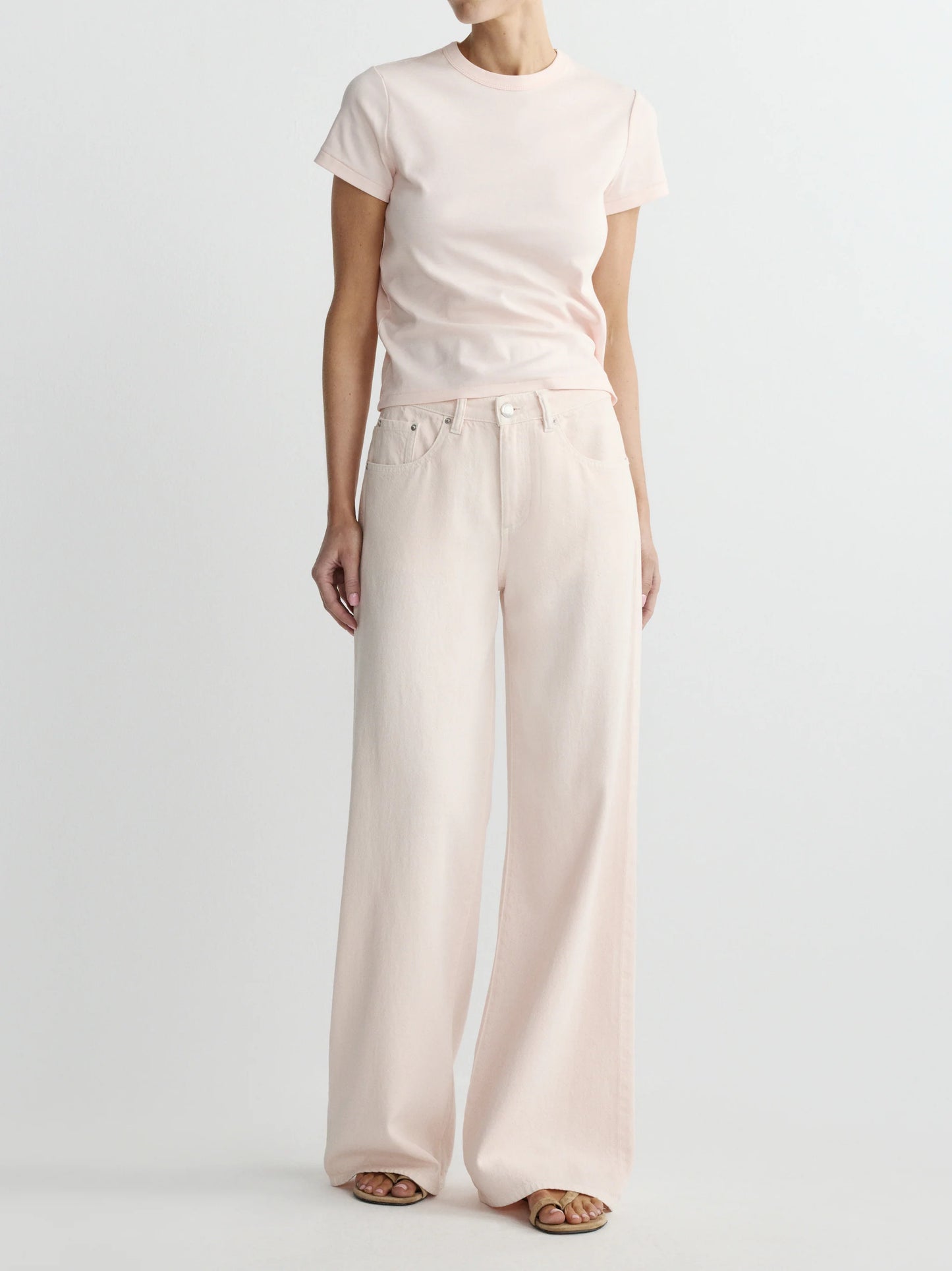 Alex Baggy Wide Leg/ Eggshell Aura