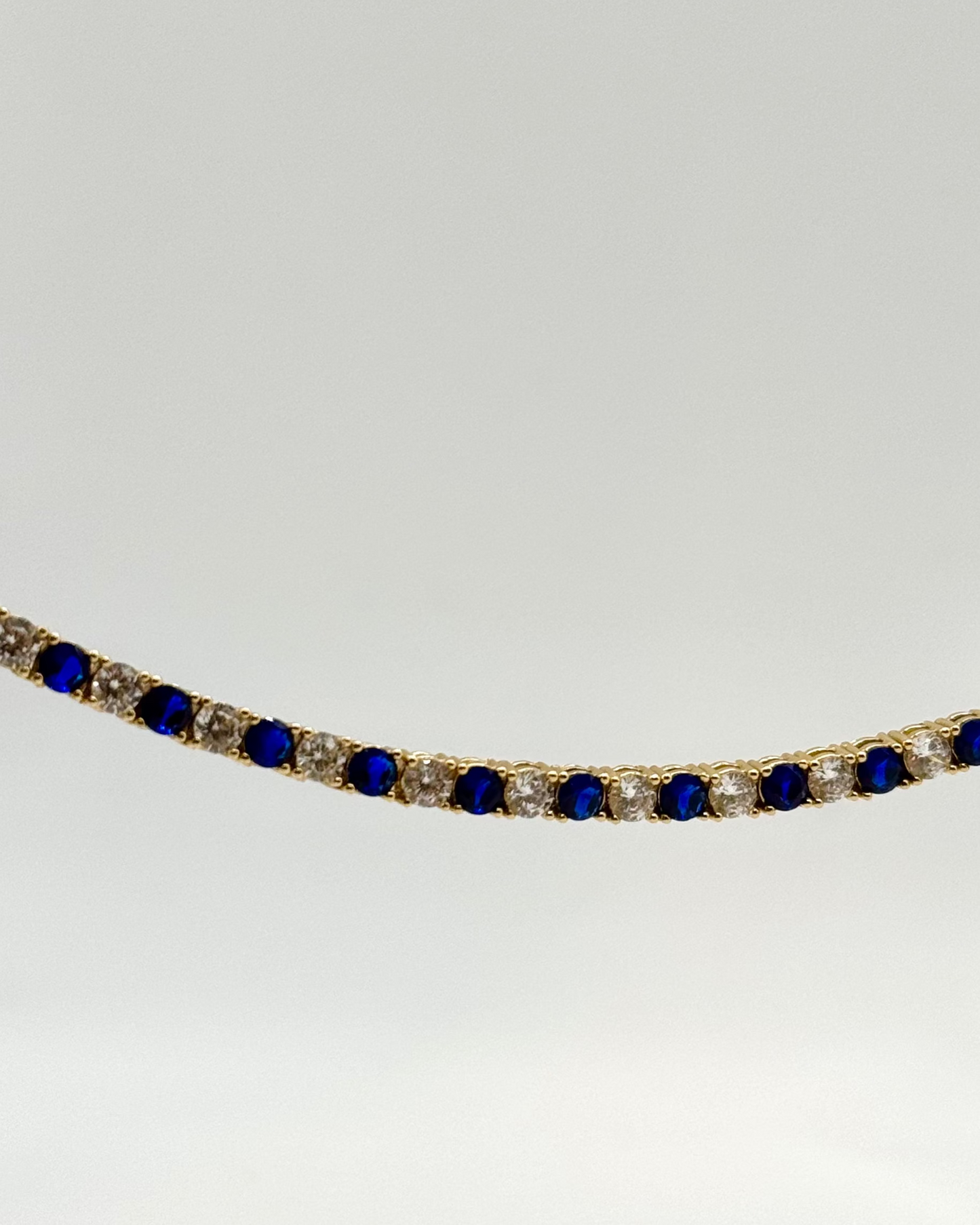 Alternating Tennis Necklace