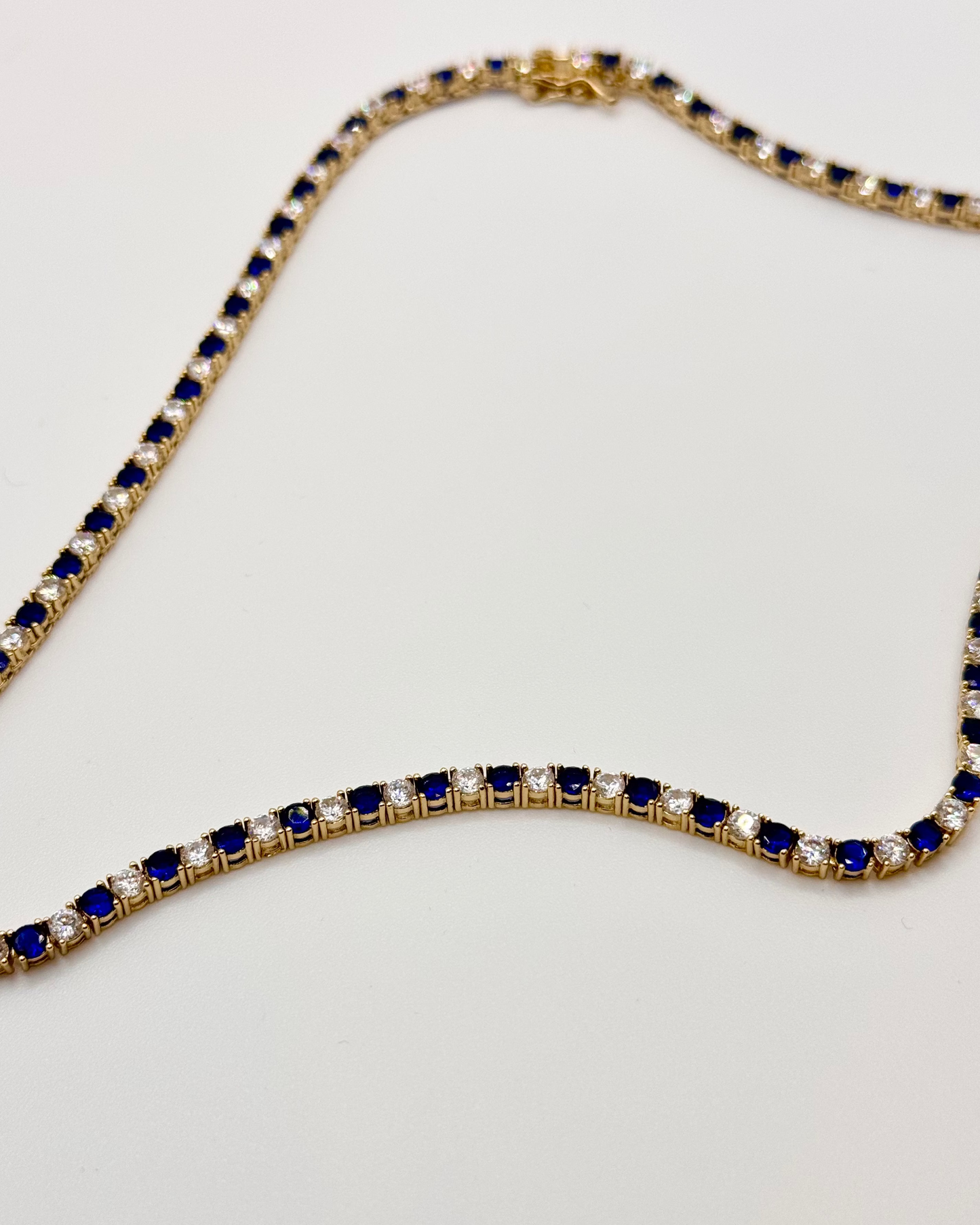 Alternating Tennis Necklace