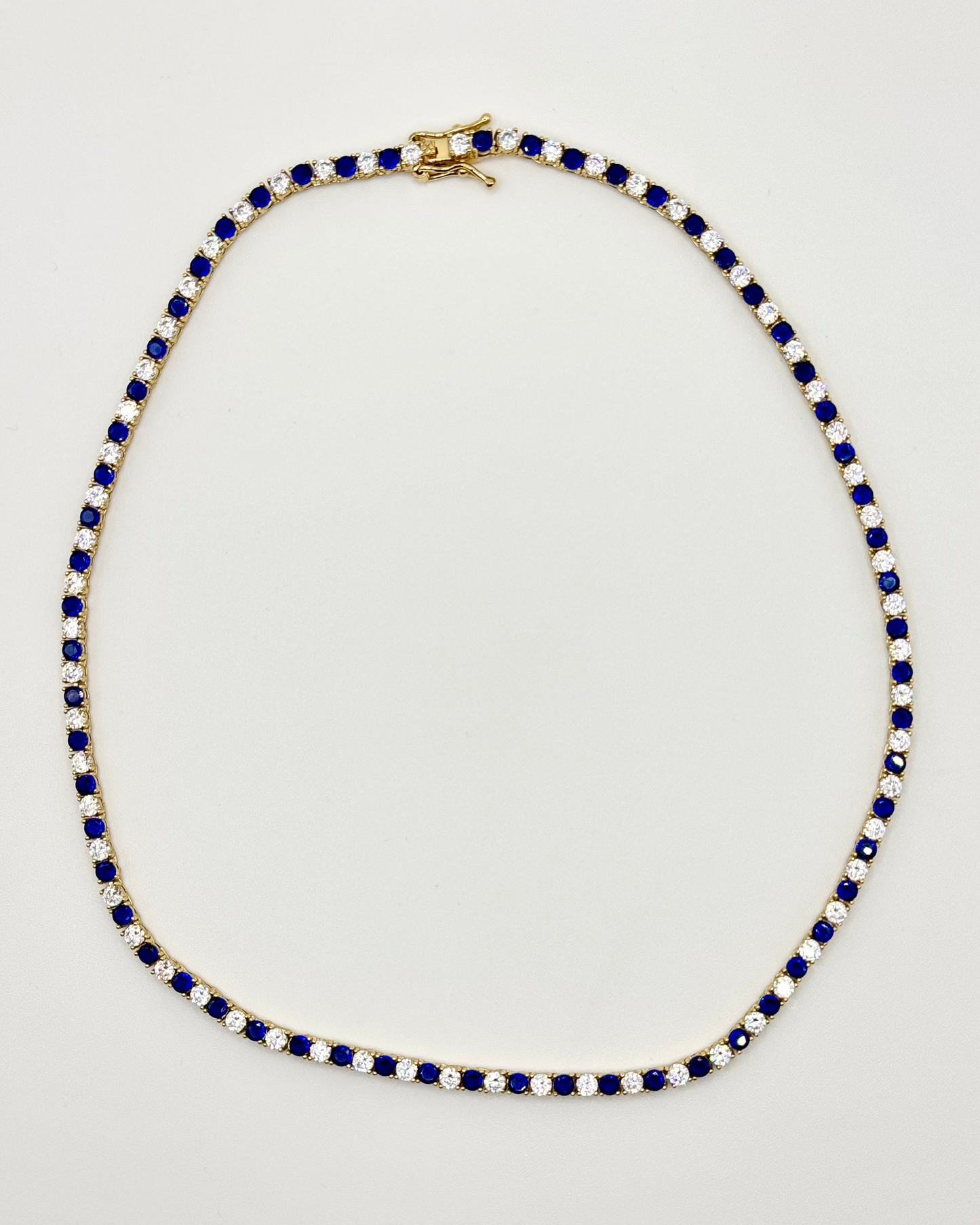 Alternating Tennis Necklace