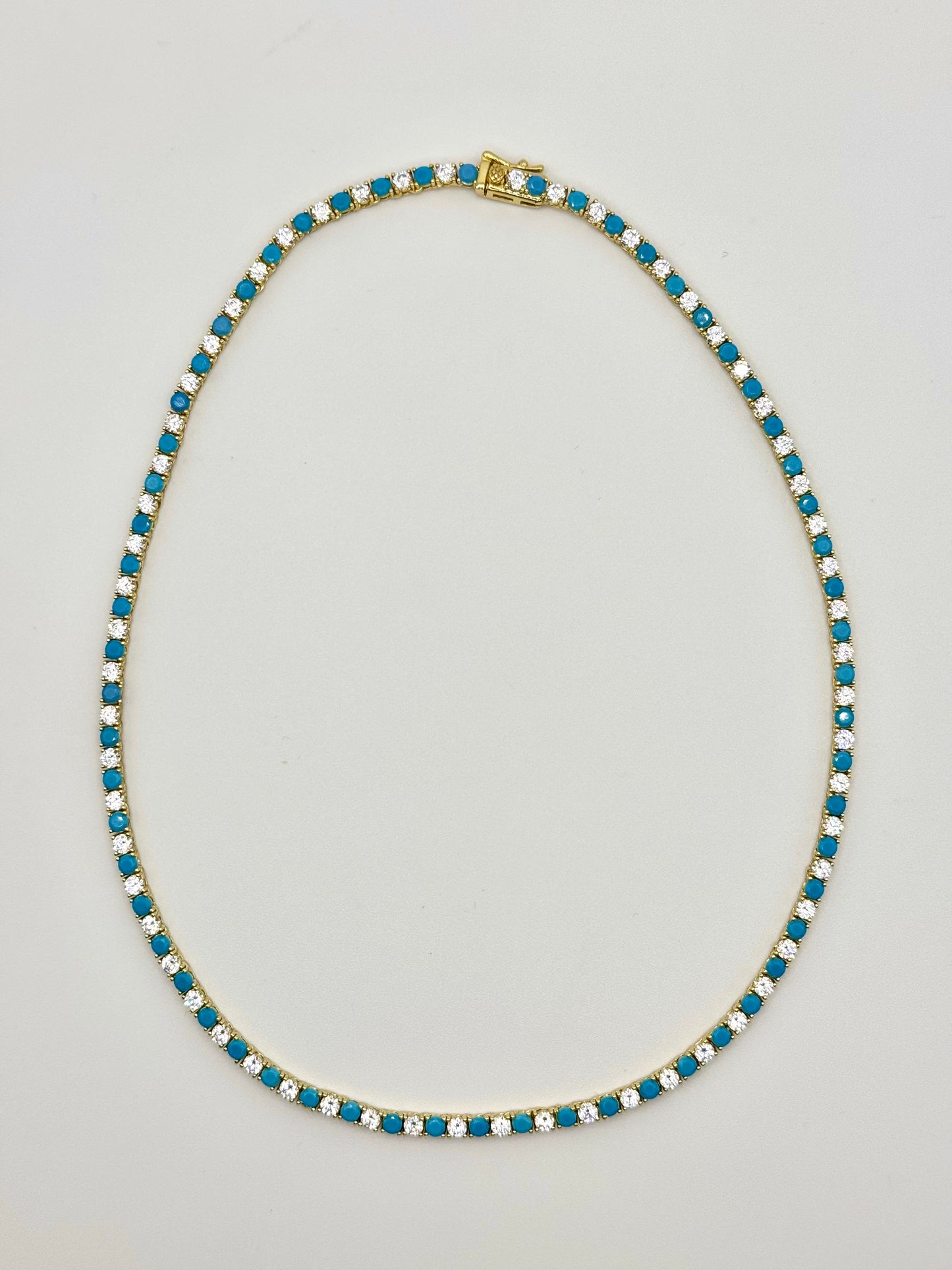 Alternating Tennis Necklace