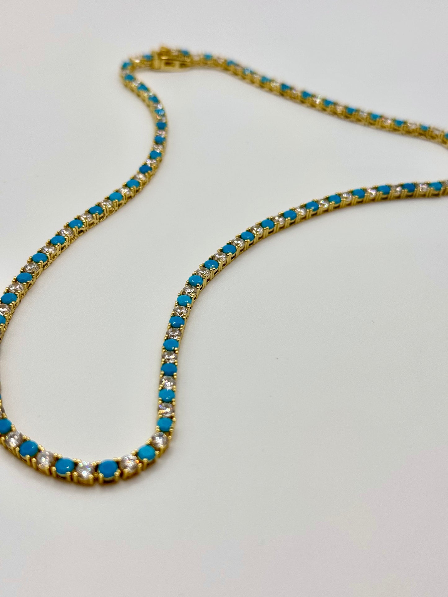 Alternating Tennis Necklace