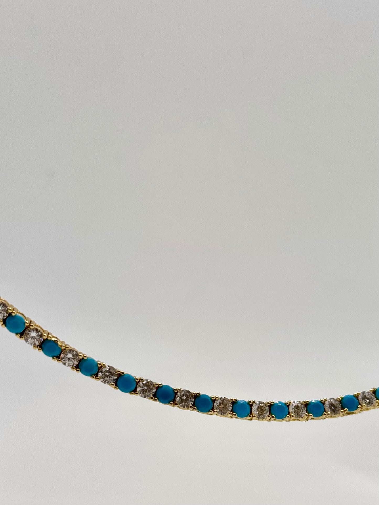 Alternating Tennis Necklace