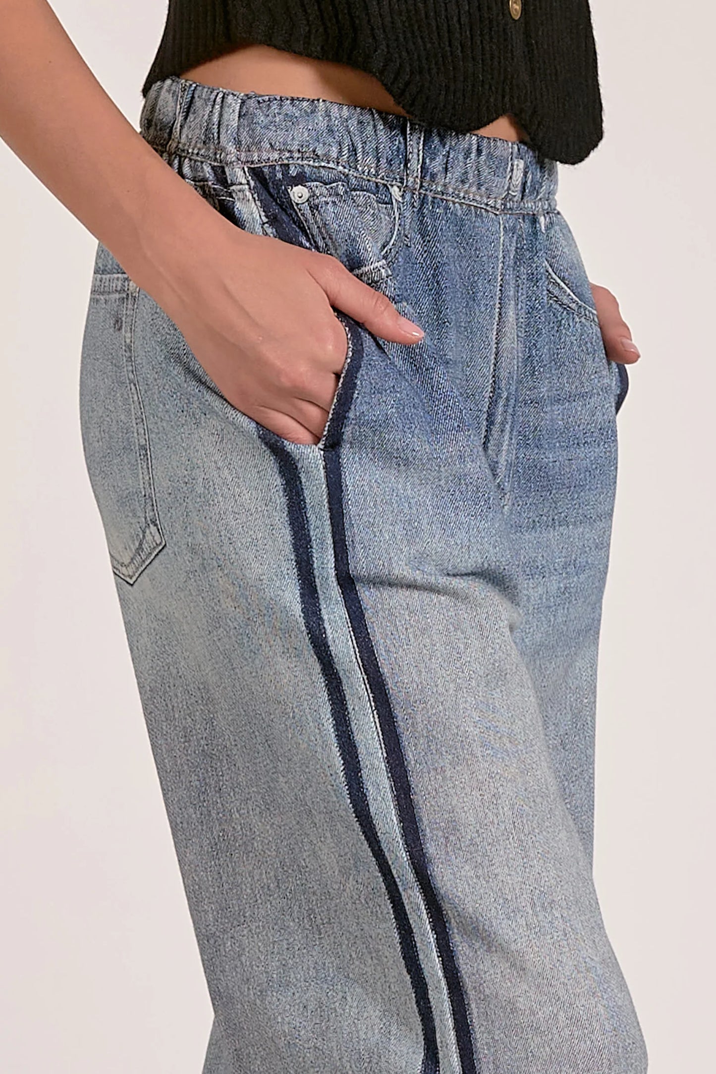 Jojo Denim Track Pant