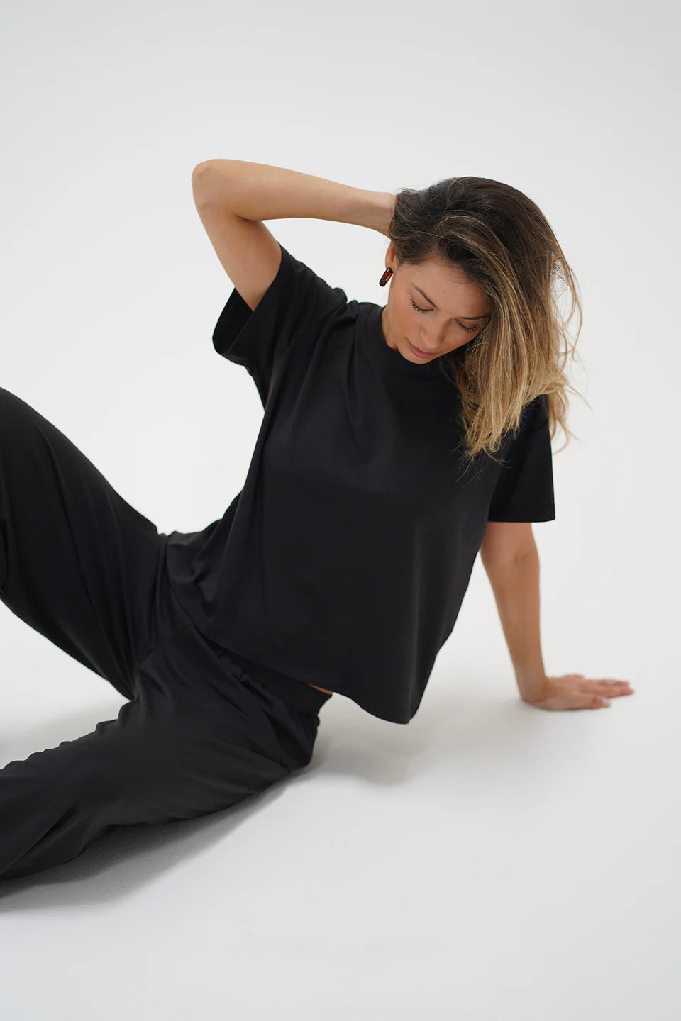 Ava Oversized Spandex Jersey Tee