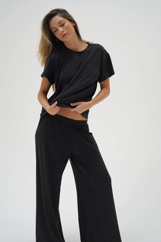 Ava Oversized Spandex Jersey Tee