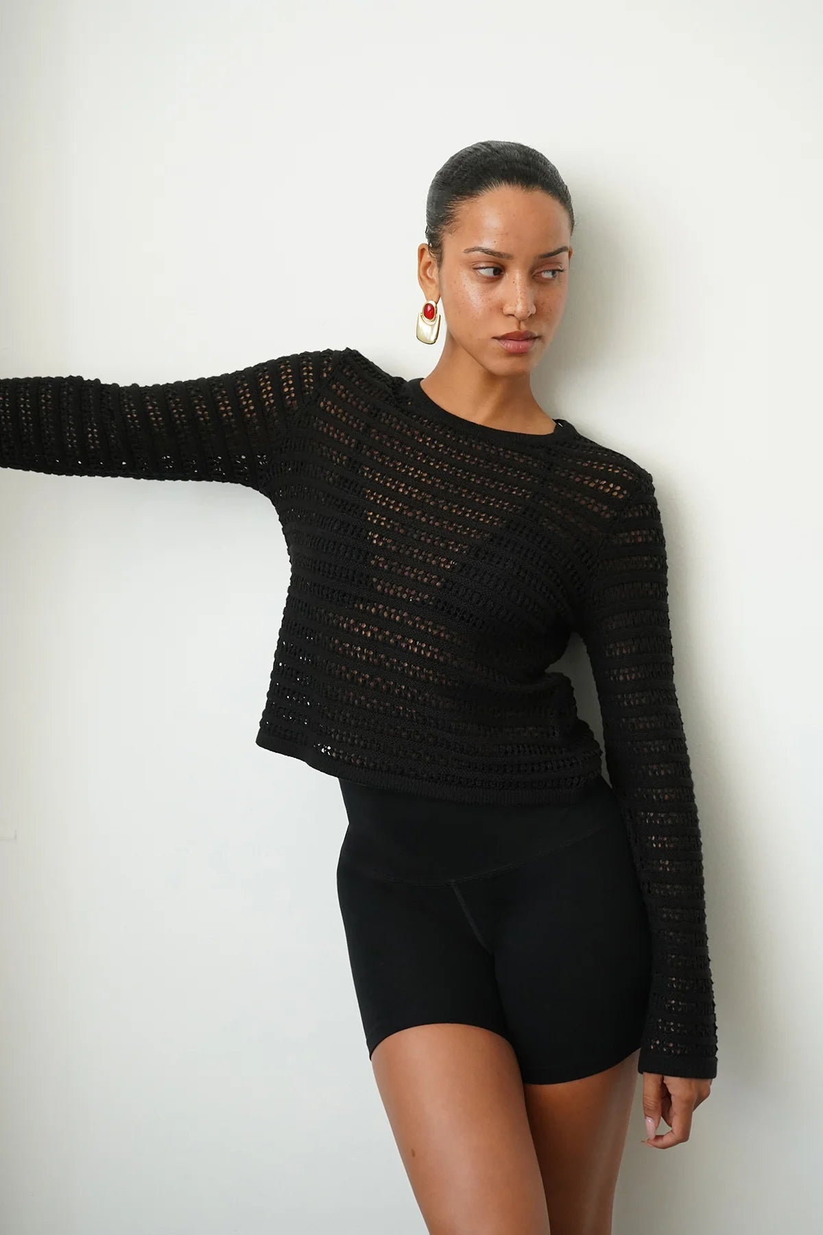 Gwen Open Knit Top
