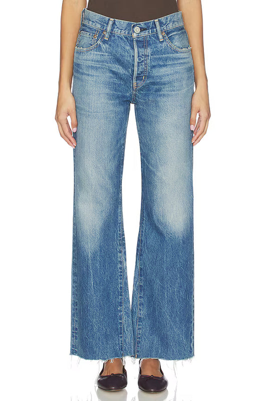 MOUSSY VINTAGE - Vintage Atlantis Remake Flare Jean / Blue