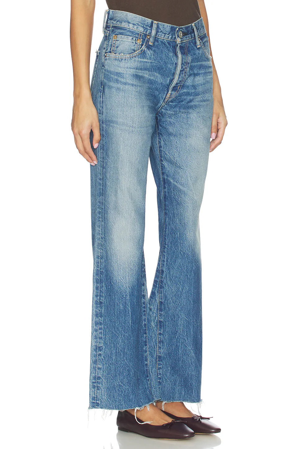 MOUSSY VINTAGE - Vintage Atlantis Remake Flare Jean / Blue