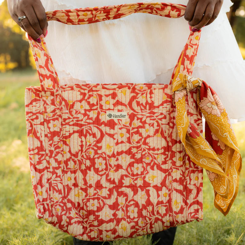 Delphine Quilted Tote