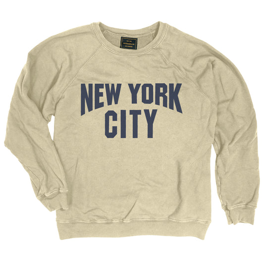 RETRO BRAND - New York City Vintage Sand Sweatshirt