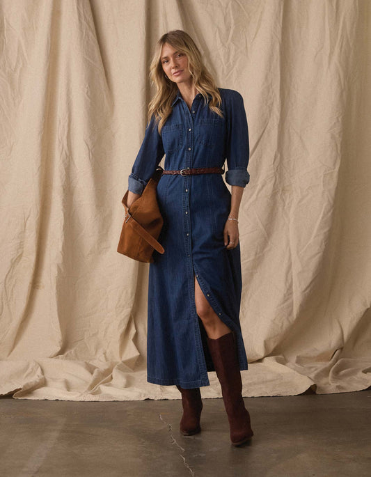 Denim Shirt Dress