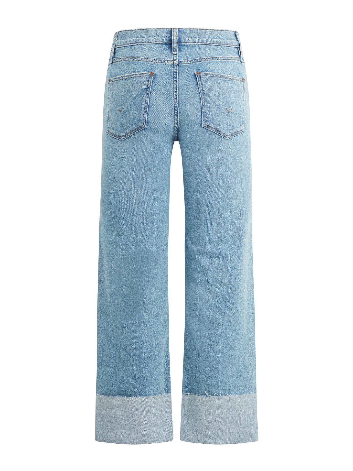 HUDSON - Oak Rosie High-Rise Wide Leg Ankle Cuff