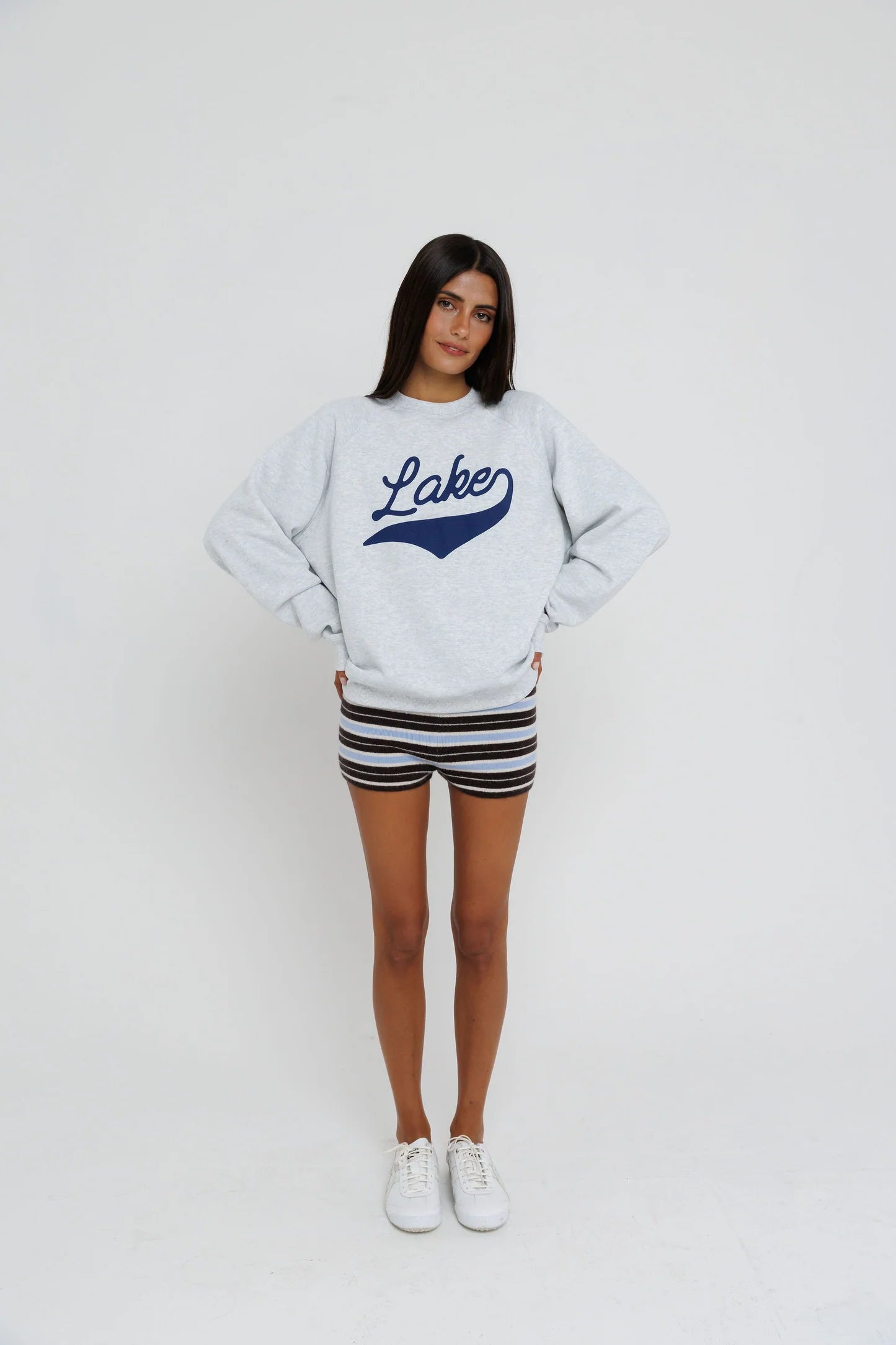 Lake Raglan Sweatshirt / Heather Ash