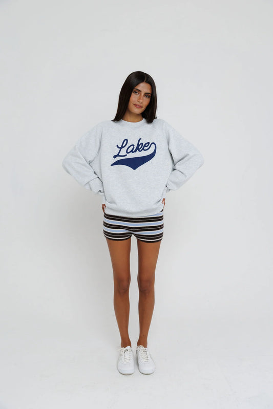 Lake Raglan Sweatshirt / Heather Ash