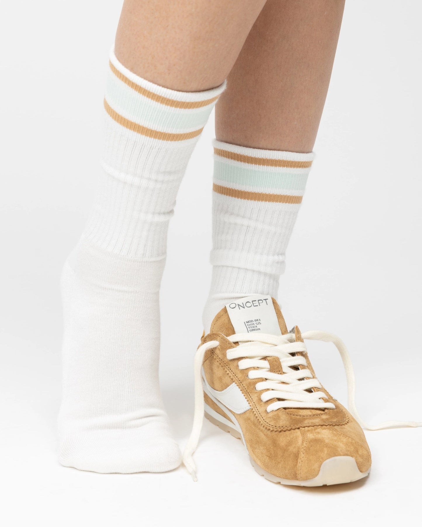 Stripe Crew Sock