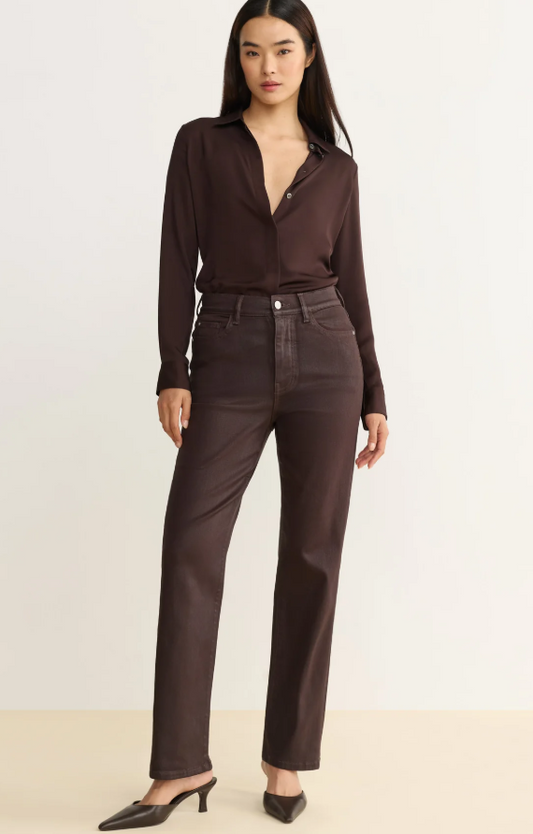 WARP + WEFT - Ase Stretch Coated High Rise/ Coated Americano