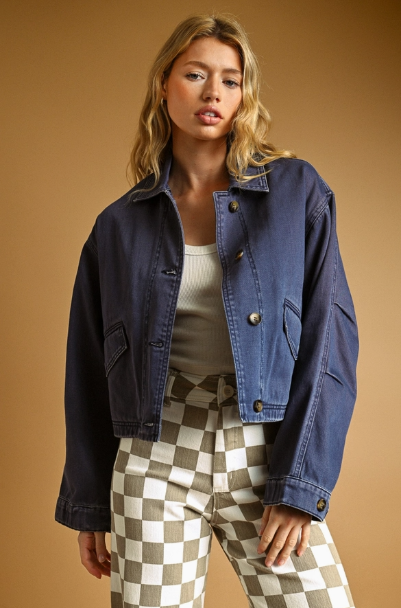 Long Sleeve Cotton Jacket