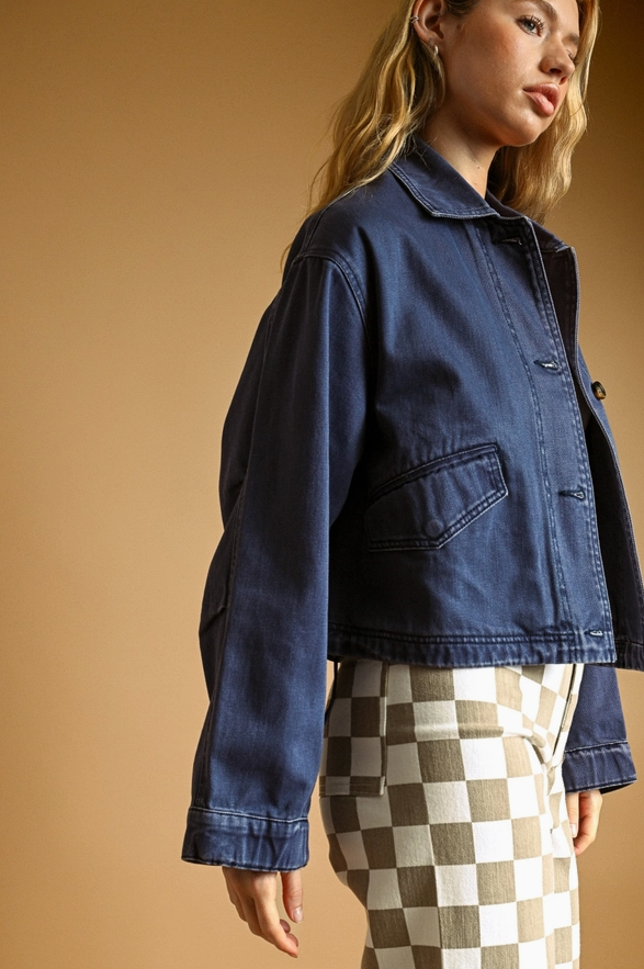 Long Sleeve Cotton Jacket