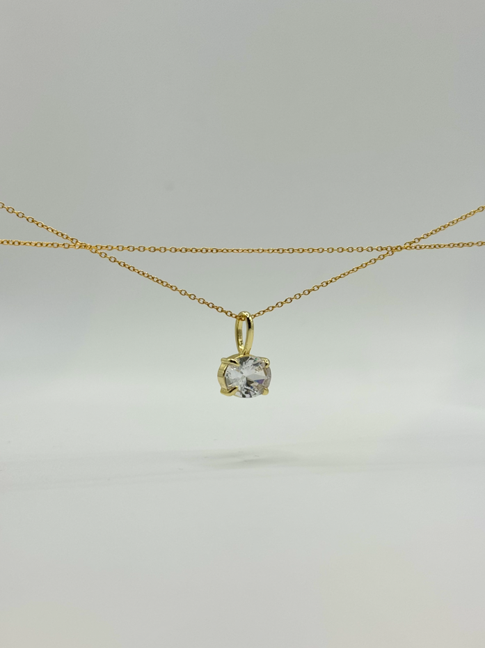 Oval Charm Necklace