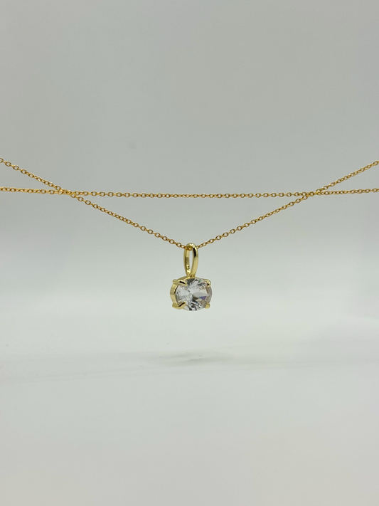 Oval Charm Necklace
