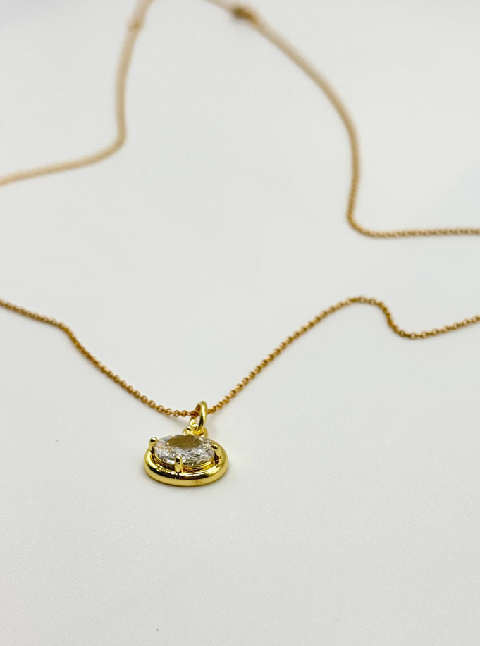 Oval Charm Necklace