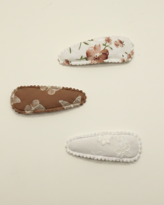 3-Pack Hair Clip Set