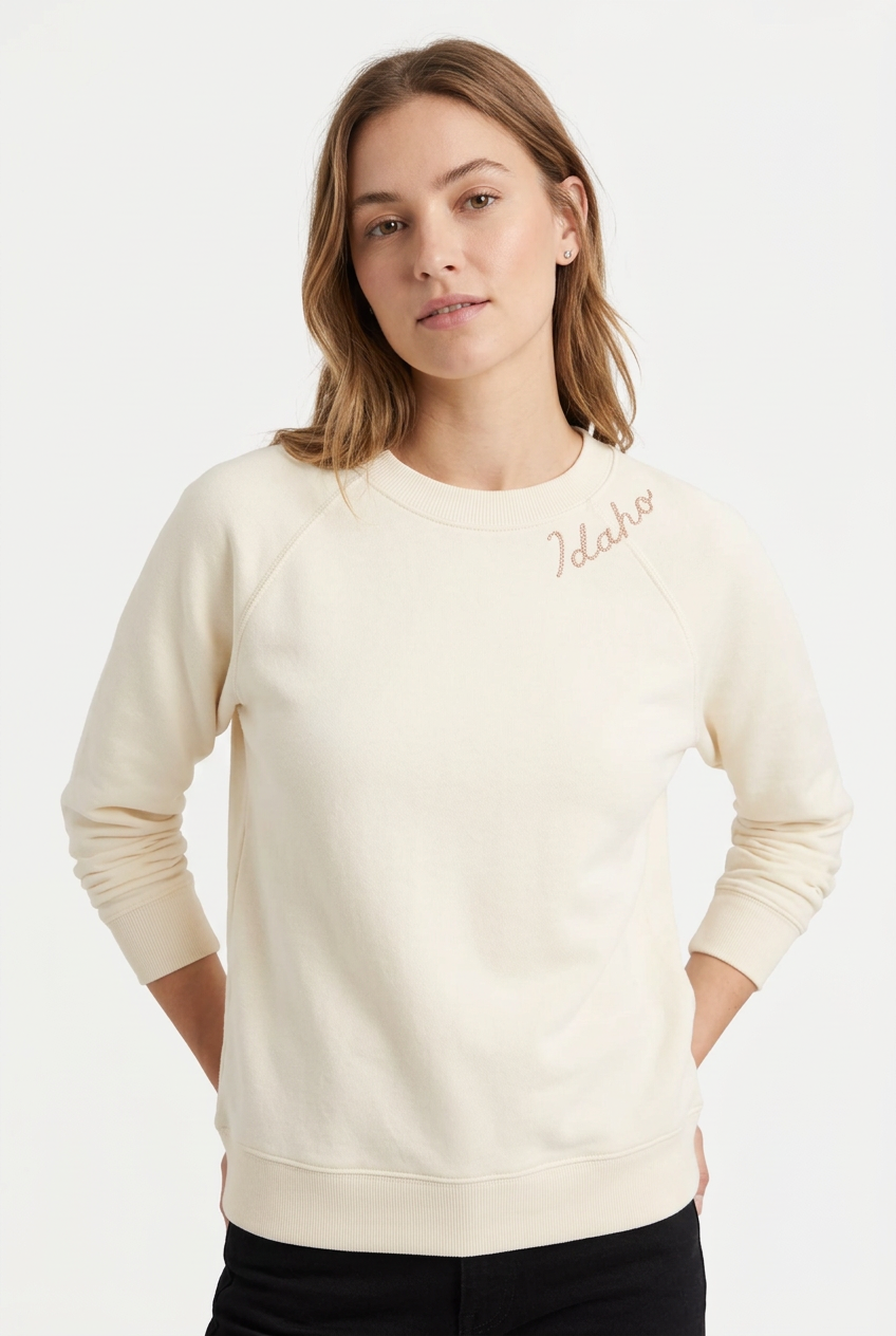 Idaho Embroidered Vintage Sweatshirt