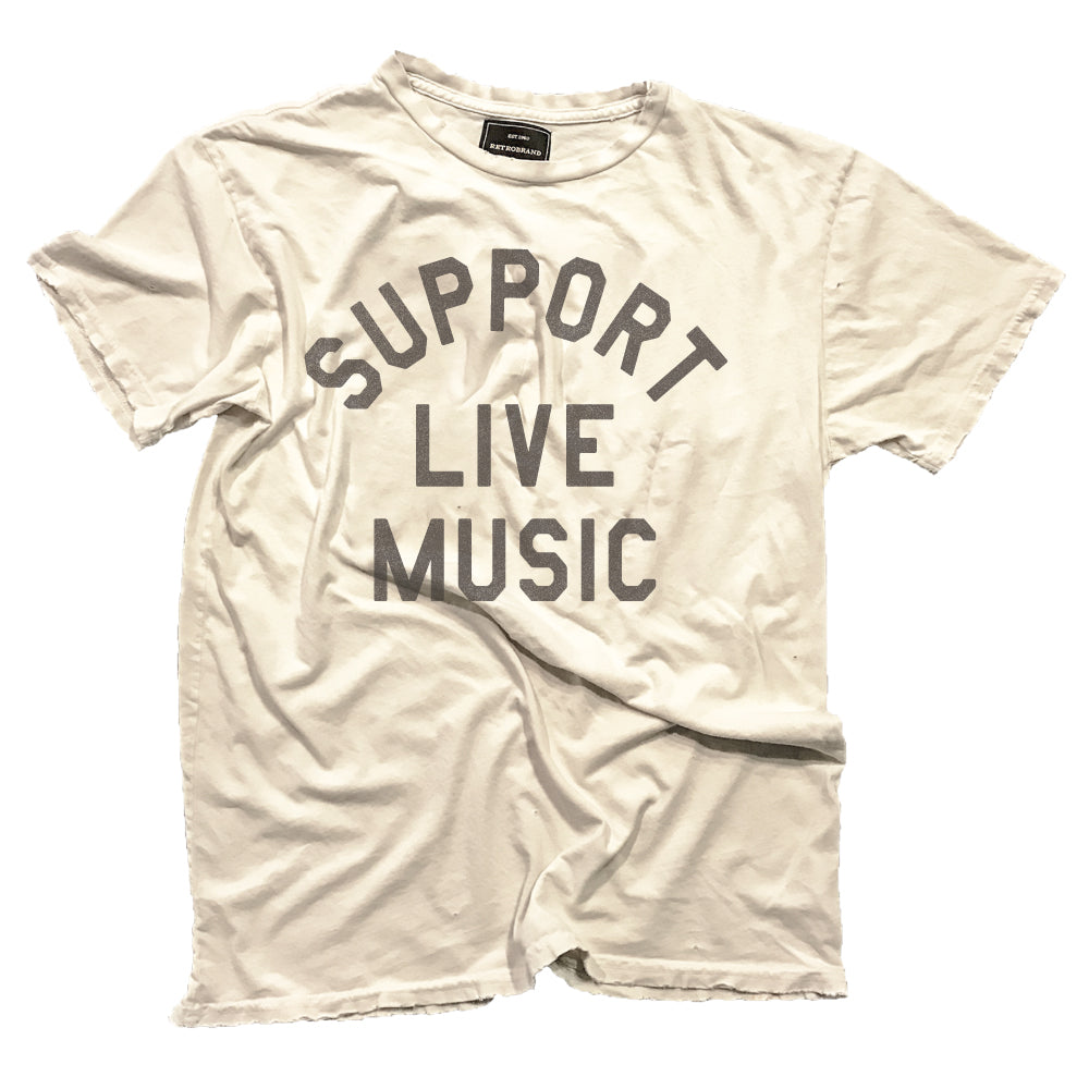 RETRO BRAND - Support Live Music Tee
