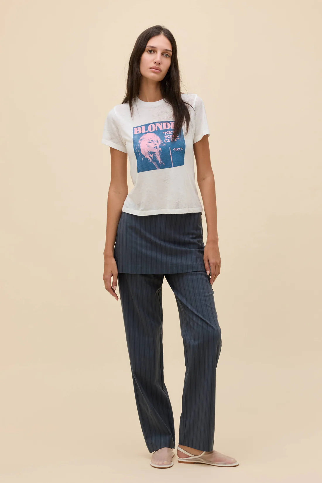 Blondie Burnout Vintage Tee