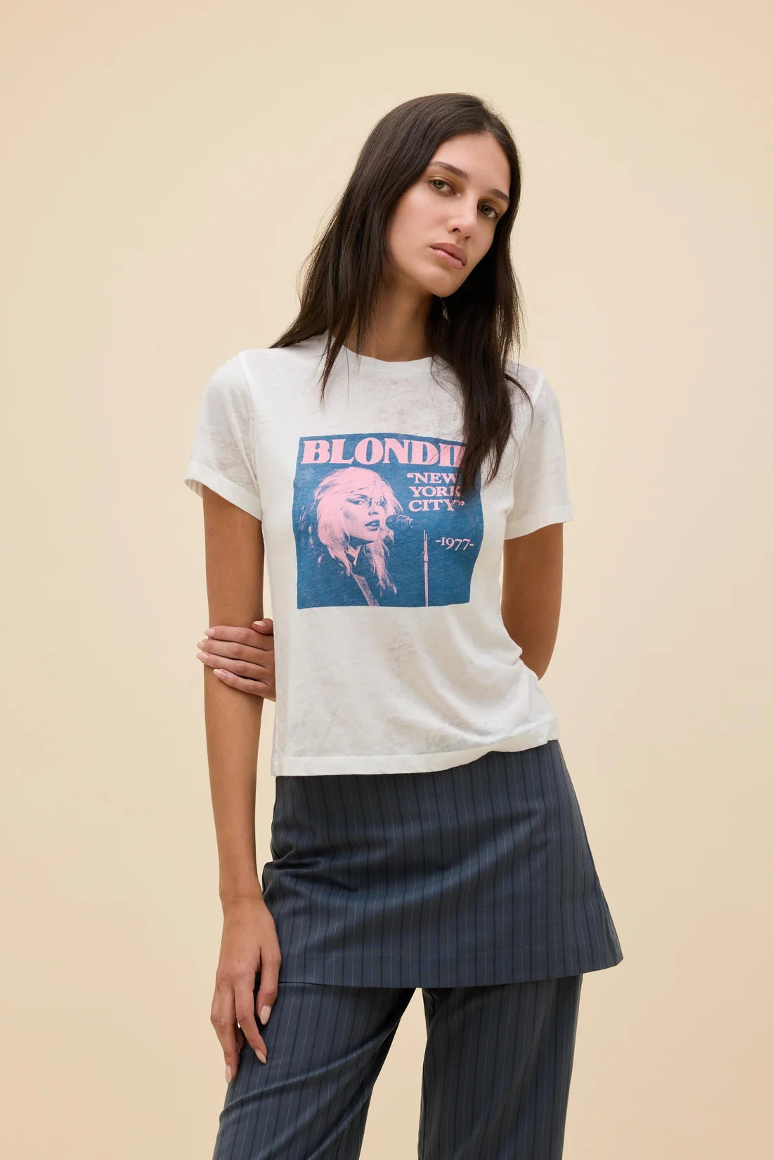 Blondie Burnout Vintage Tee