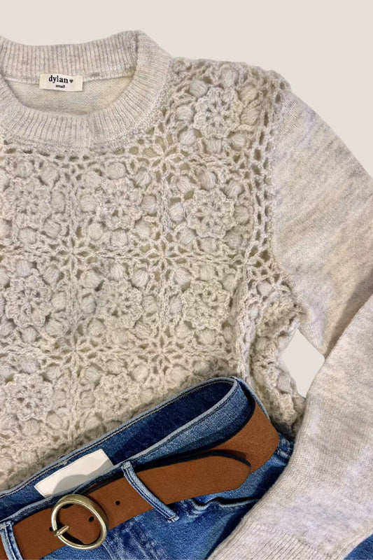 Thea Crochet Sweater