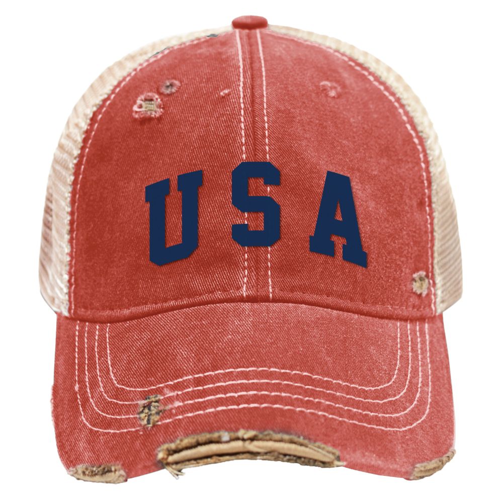 RETRO BRAND - USA Red Snap Back
