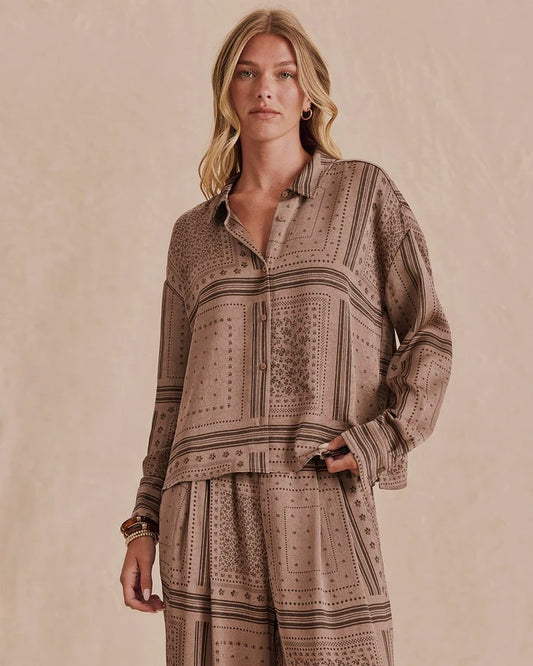 Clara Button Down
