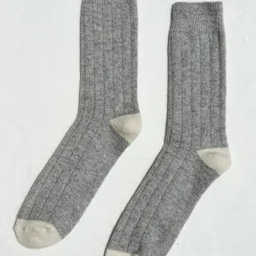 Cashmere Classic Socks / Grey Melange