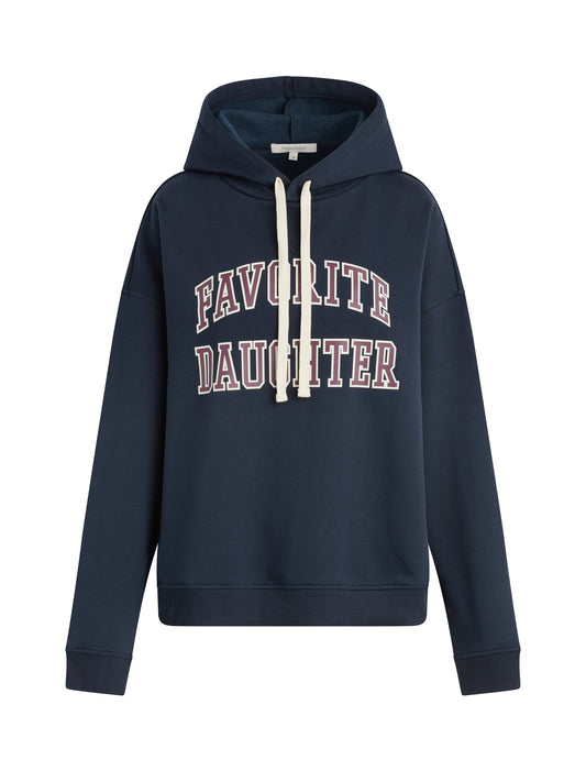 FAVORITE DAUGHTER - Navy Logo Hoodie