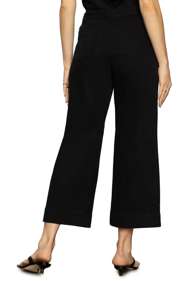 Marine Wide Leg Crop