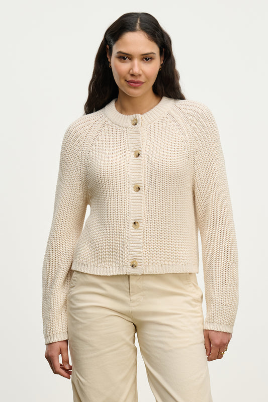 VELVET - Ivory Knit Sweater